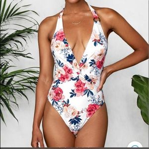 Beautiful floral swim suit